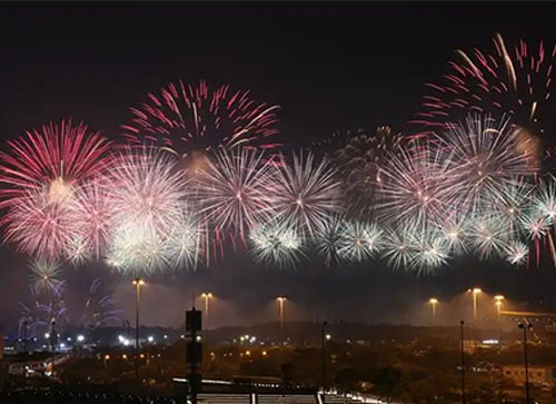 宾川县焰火晚会